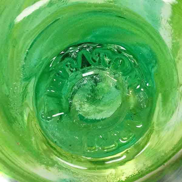 WheatonArts Glass Paperweight Lime Green Swirl - Image 2